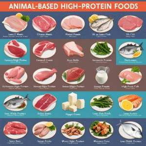 Animal-Based High-Protein Foods