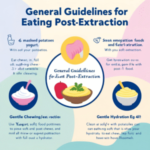 General Guidelines for Eating Post-Extraction